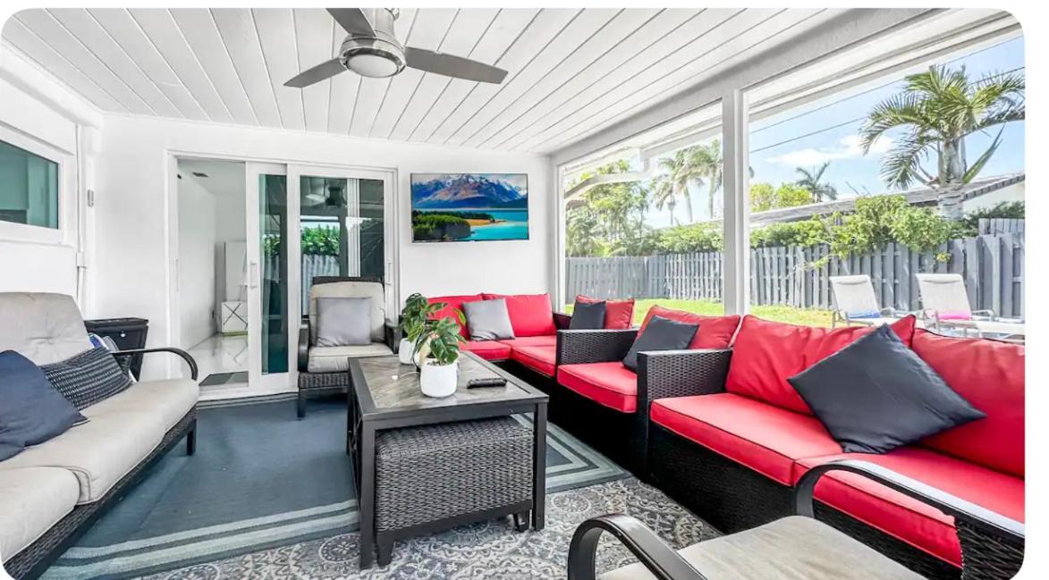 Amazing Home W Heated Pool 8 Mins To The Beach Lighthouse Point Eksteriør billede
